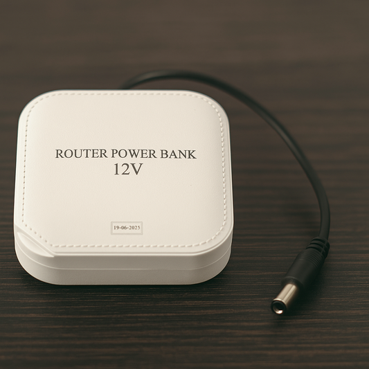 Wifi Router Power Bank 20000 mAH â€“ Reliable Backup Power for Seamless Internet Connectivity | Best Quality Power Bank For Wifi Router - Without Adapter ( Random Color )