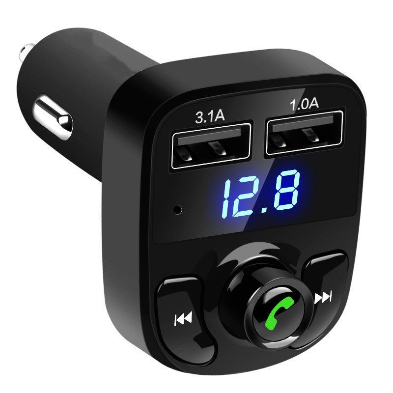 X8 - Multifunctional Car Mp3 Player | Car Wireless FM Transmitter | Car Mp3 Modulator - 3.1A | Car Accessories ( Random Color )