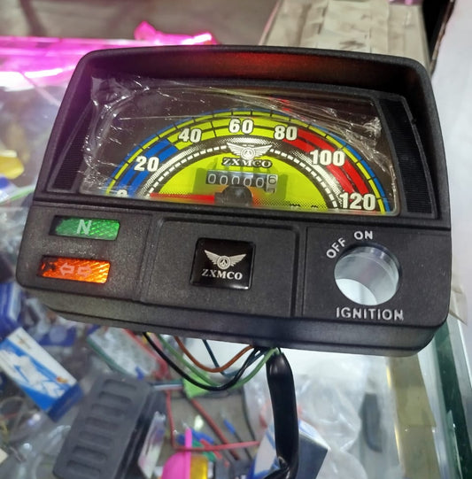 Zxmco motorcycle Speedometer with led lights for CD70 Motorcycle &amp; For all 70 cc Bike