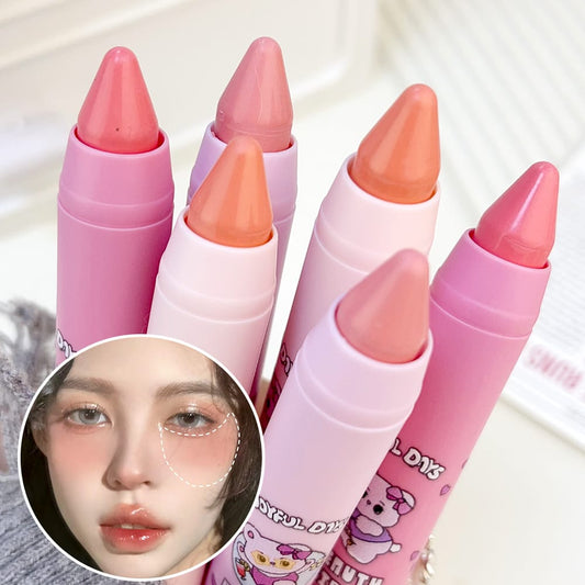 1 Pc Fit Me Lipstick Crayon â€“ Glide, Color, Slay! | Multifunctional Makeup Stick High Gloss Makeup Rouge Matte Blush Stick