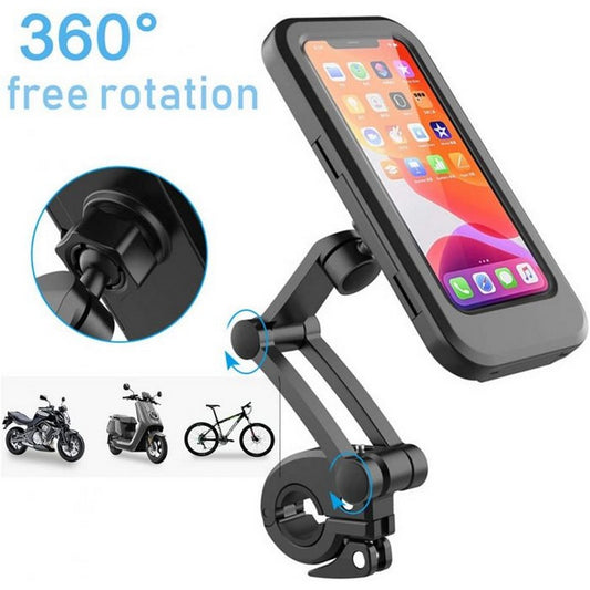 Waterproof Magnetic Bicycle Mobile Phone Holder â€“ 360Â° Rotation