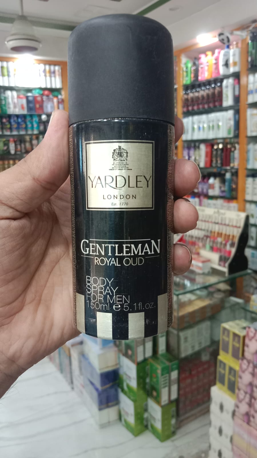 Yardley London Gentleman Elite Deodorant Body Spray for Men â€“ 150ml | Long-Lasting Elite Fragrance