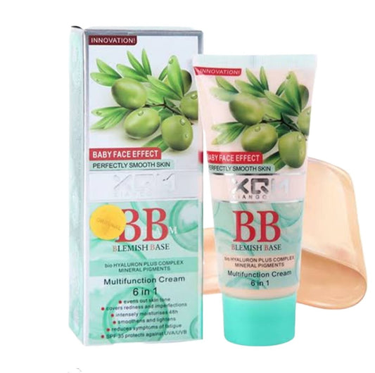 XQM BB Cream Blemish Effect | Baby Face Effect | Multifunction Cream 6 In 1 For Perfectly Smooth Skin