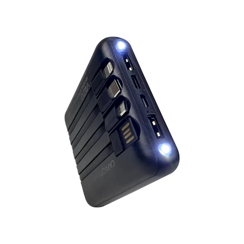 VPB16 â€“ 10,000mAh Compact Power Bank | Vizo VP 16TH Power Bank | Mobile Phone Power Bank - Android Power Bank - Random Color